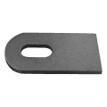Łącznik stalowy L120 do zawiasu bramowego M18 – otwarcie 180° 000-645 (1)