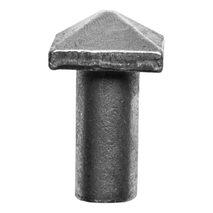 Postal – nit ozdobny stalowy FI10 mm z łbem piramidkowym H30×L19 mm