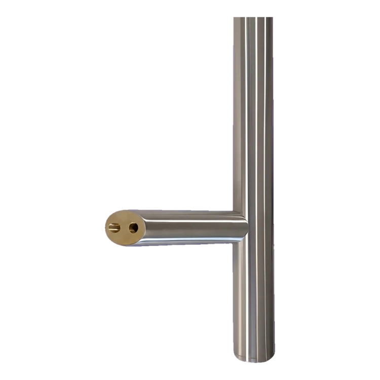 Pochwyt drzwiowy jednostronny okrągły ø32 × 1200 mm – stal AISI 304, satyna, montaż 45° 000-719 (2)