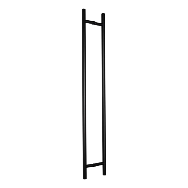 PINOX pochwyt drzwiowy dwustronny okrągły czarny fi 32 x 1400 mm AISI 304 000-747 (1)