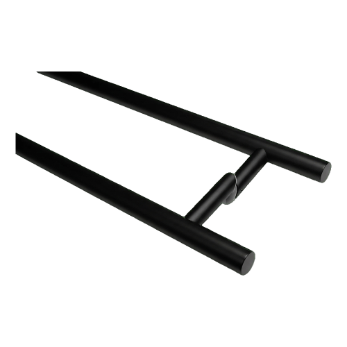 PINOX pochwyt drzwiowy dwustronny okrągły czarny fi 32 x 1400 mm AISI 304 000-747 (2)
