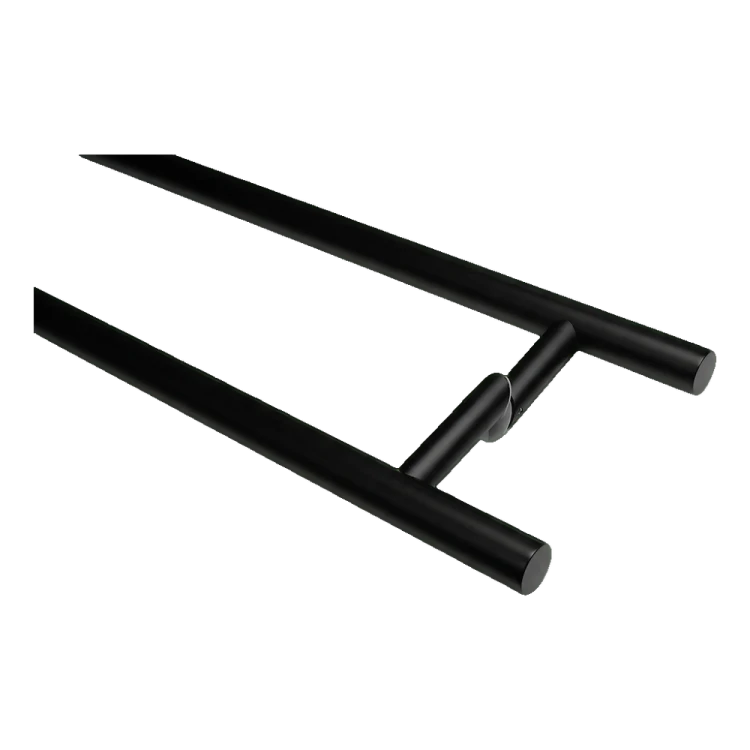 PINOX pochwyt drzwiowy dwustronny okrągły czarny fi 32 x 1400 mm AISI 304 000-747 (2)