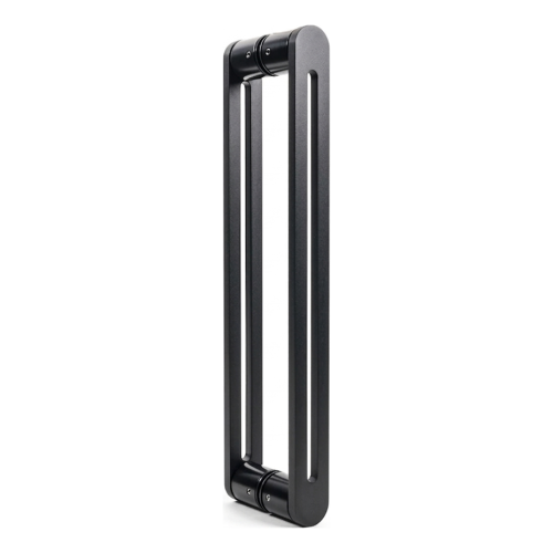PSG pochwyt drzwiowy dwustronny prostokątny 90° stalowy czarny 40×450 mm 000-768 (1)
