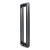 PSG pochwyt drzwiowy dwustronny prostokątny 90° stalowy czarny 40×450 mm 000-768 (1)