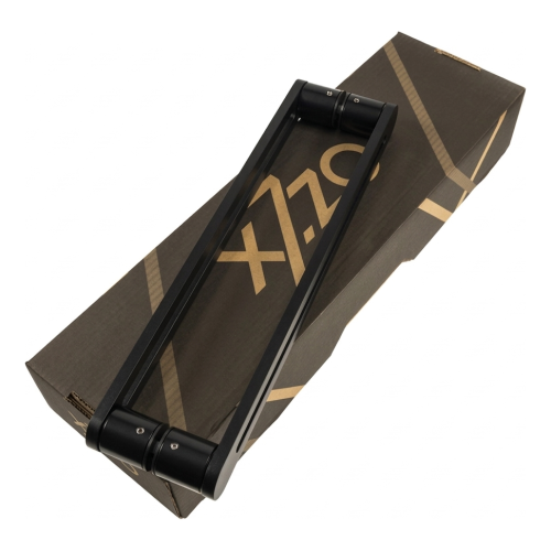 PSG pochwyt drzwiowy dwustronny prostokątny 90° stalowy czarny 40×450 mm 000-768 (2)