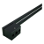 PSG pochwyt drzwiowy dwustronny prostokątny 90° stalowy czarny matowy 40×478 mm 000-769 (3)