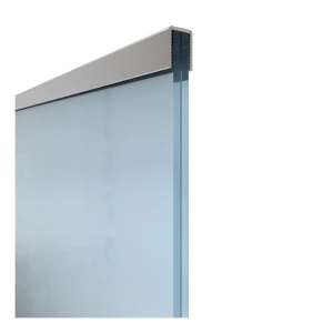 Kozza – pochwyt aluminiowy prostokątny na szkło 12–13,52 mm, anoda matowa, 5 m