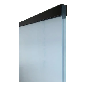 Kozza pochwyt aluminiowy prostokątny 30,1×25 mm czarny na szkło 16–21,52 mm – 5 m