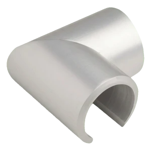 Kozza – łącznik balustrady kolano 90° do pochwytu aluminiowego fi 40 mm na szkło 12–21,52 mm