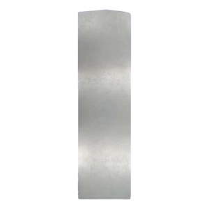 Kozza KE 100 – zaślepka boczna lewa aluminiowa do profili balustrad całoszklanych typu U