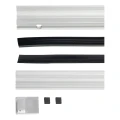 Kozza KB5000 – kompletny balkon francuski aluminiowy H1100 mm, szkło 16–17,52 mm, anoda matowa 000-851 (6)