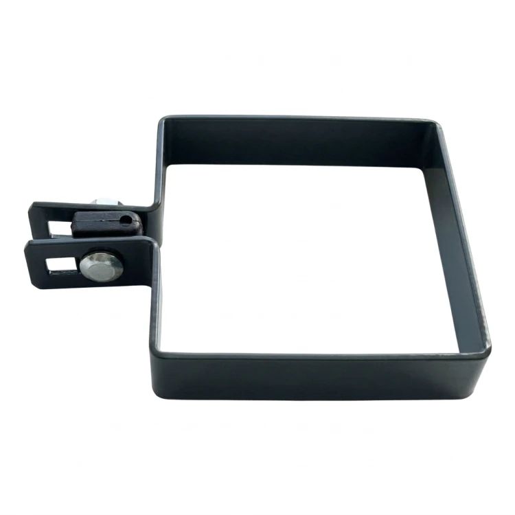 Obejma końcowa do paneli ogrodzeniowych 100x100 mm grafit 000-784 (4)