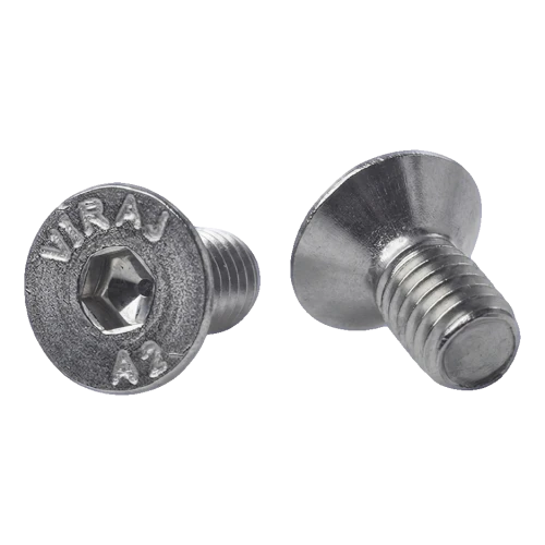 Śruba z łbem stożkowym M6x12 mm A2 DIN 7991 – gniazdo sześciokątne, stal nierdzewna 000-814 (1)