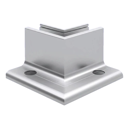 Kozza KE 105 – profil L narożny wewnętrzny 90° do balustrad całoszklanych, aluminium, anoda matowa 000-865 (1)