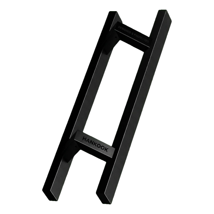 PINOX pochwyt drzwiowy dwustronny prostokątny 40×20 mm czarny satynowy 500 mm 000-735 (1)
