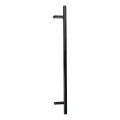 PSG pochwyt drzwiowy jednostronny okrągły czarny 32×1200 mm AISI 304 – mocowanie 45° 000-721 (1)