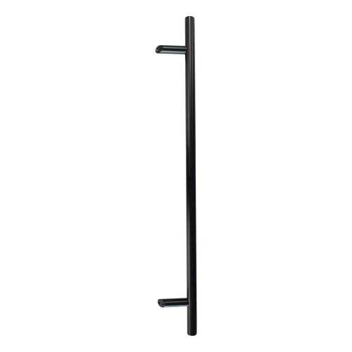 PSG pochwyt drzwiowy jednostronny okrągły czarny 32×1200 mm AISI 304 – mocowanie 45° 000-721 (1)