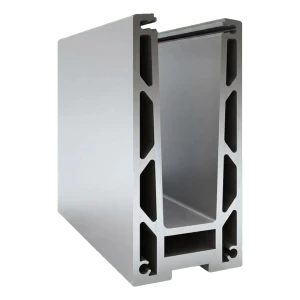 Kozza KF 1000 – profil aluminiowy U do balustrad całoszklanych 5000 mm z odwodnieniem