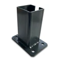 Podstawa do słupa ogrodzeniowego 80x80 mm 8 mm grafit 000-788 (1)