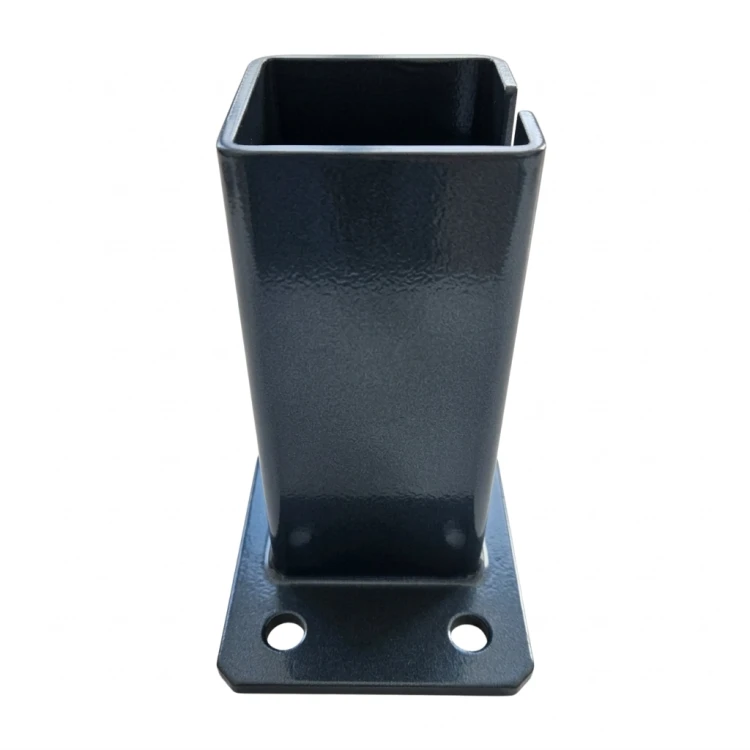 Podstawa do słupa ogrodzeniowego 80x80 mm 8 mm grafit 000-788 (4)