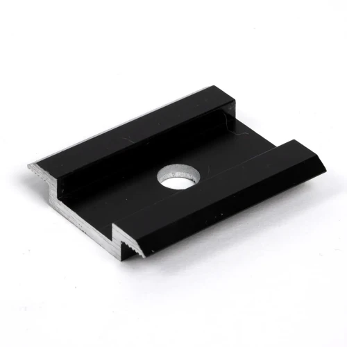 Klema dociskowa środkowa - H8 Aluminium 6060 Otwór M8 Anodowany PV-04-04