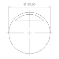 Zaślepka płaska wklejana do pochwytu aluminiowego okrągłego fi 40 mm – Kozza 000-883 (3)