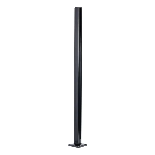 Słupek balustrady środkowy 45x45x1100mm szkło 8,72mm czarny system płaski aluminium 000-886 (1)
