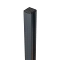 Słupek aluminiowy boczny balustrad 45x45x1100mm szkło 8,72mm ciemnoszary system płaski 000-888 (2)