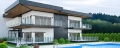 Słupek aluminiowy boczny balustrad 45x45x1100mm szkło 8,72mm ciemnoszary system płaski 000-888 (8)