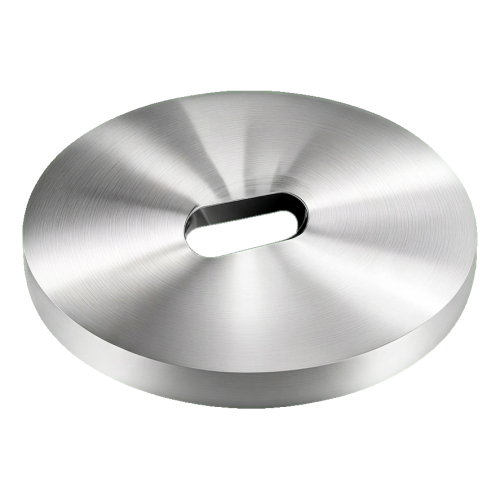 PSG dystans do rotuli punktowych fi 50 mm / 5 mm – otwór fasolka, AISI 304 satyna 000-896 (1)