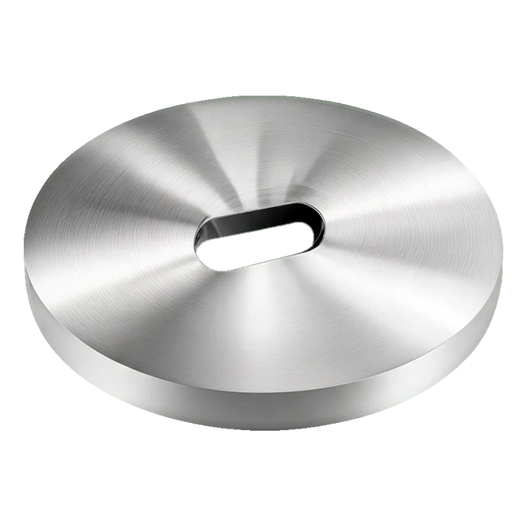 PSG dystans do rotuli punktowych fi 50 mm / 5 mm – otwór fasolka, AISI 304 satyna 000-896 (1)