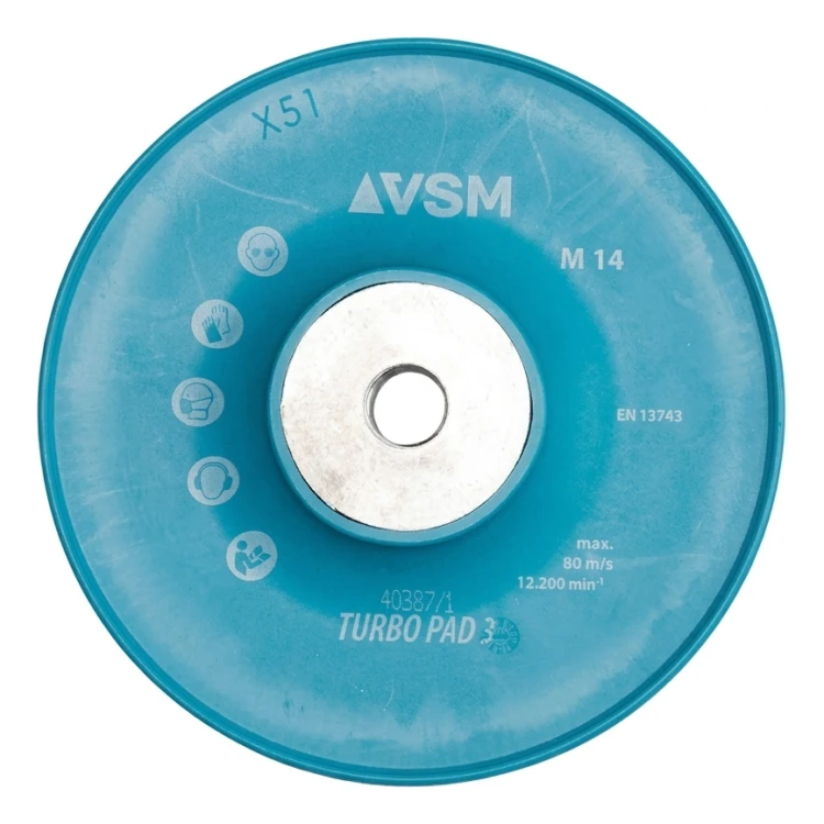 VSM Turbo Pad 3 – podkładka żebrowana do dysków fibrowych 125 mm M14 000-933 (1)