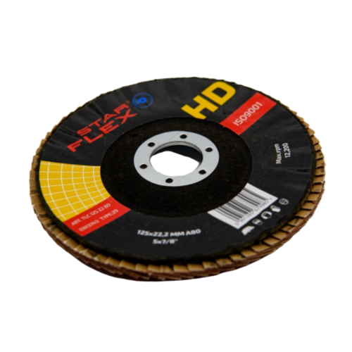 Starflex HD – tarcza listkowa ceramiczna T29 125 mm do stali i INOX, granulacja 40 000-940 (1)