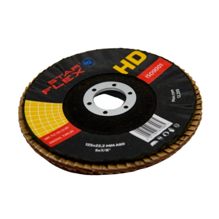 Starflex HD – tarcza listkowa ceramiczna T29 125 mm do stali i INOX, granulacja 40 000-940 (1)