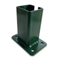 Podstawa do słupa ogrodzeniowego 80x80 mm 8 mm zielony 000-787 (1)