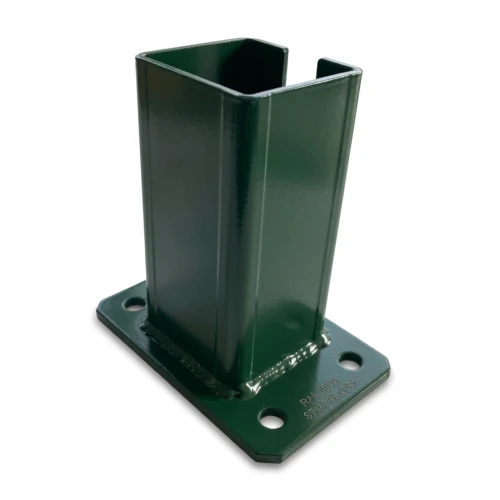 Podstawa do słupa ogrodzeniowego 80x80 mm 8 mm zielony 000-787 (1)