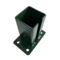 Podstawa do słupa ogrodzeniowego 80x80 mm 8 mm zielony 000-787 (2)
