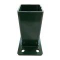 Podstawa do słupa ogrodzeniowego 80x80 mm 8 mm zielony 000-787 (3)
