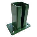 Podstawa do słupa ogrodzeniowego 80x80 mm 8 mm zielony 000-787 (4)