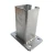 Podstawa do słupa ogrodzeniowego 80x80 mm 8 mm ocynk 000-785 (1)