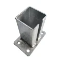 Podstawa do słupa ogrodzeniowego 80x80 mm 8 mm ocynk 000-785 (4)