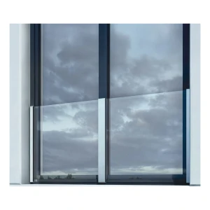 Kozza KB5100 – balkon francuski aluminiowy H1100 mm, szkło 16–17,52 mm, anoda matowa