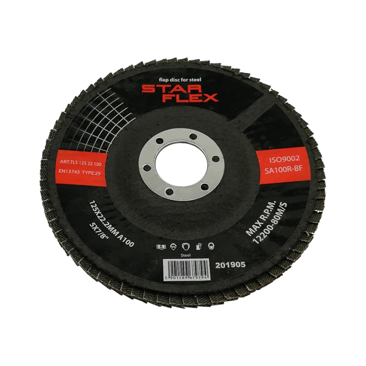 Starflex tarcza listkowa T29 125 mm do stali – granulacja 100 000-969 (1)