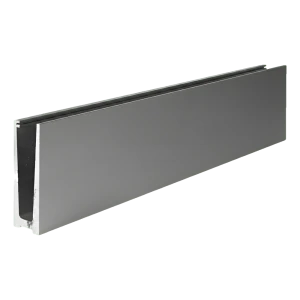 Kozza profil U aluminiowy do balustrad całoszklanych 5000 mm – montaż od góry, satyna