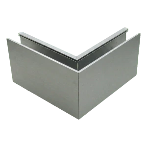 PSG Profil U narożny zewnętrzny do balustrad całoszklanych 200×120×45 mm – aluminium satyna