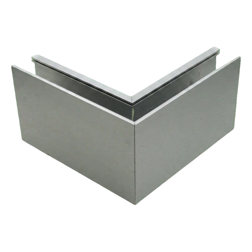 PSG Profil U narożny zewnętrzny do balustrad całoszklanych 200×120×45 mm – aluminium satyna 001-003 (1)