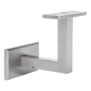 Uchwyt ścienny poręczy kwadratowej 70x40 mm – stal nierdzewna AISI 304 satyna