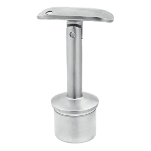 Podpora poręczy balustrady przegubowa klejona 48,3 mm – stal nierdzewna AISI 304 satyna