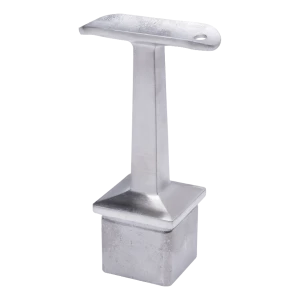 PSG podpora poręczy balustrady nierdzewnej 42,4 mm do słupka 40x40 mm – klejona, satyna