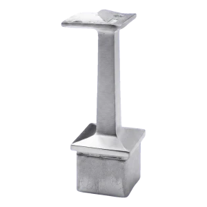 Podpora poręczy narożna 42,4 mm do słupka 40x40 mm – stal nierdzewna AISI 304 satyna